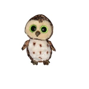 Ty Beanie Boo Sammy The Brown Owl 6 Inch Plush
